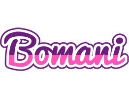 Bomani cheerful logo