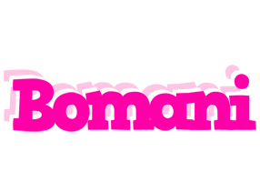 Bomani dancing logo