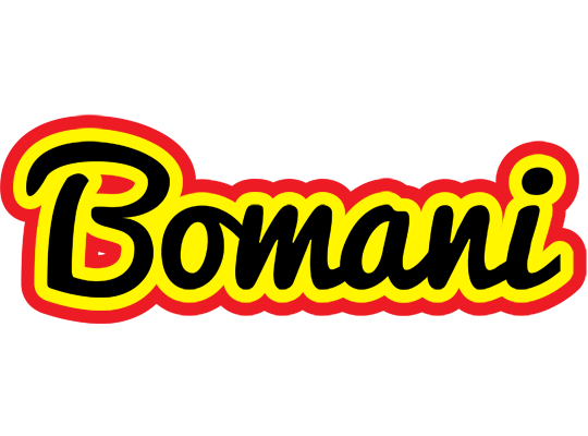 Bomani flaming logo
