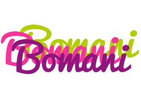 Bomani flowers logo