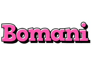 Bomani girlish logo