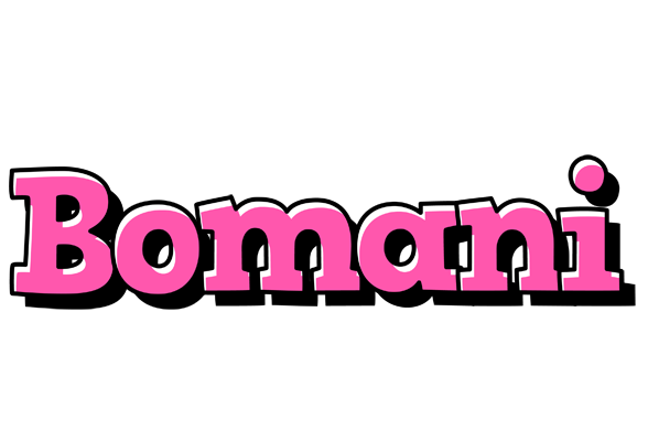 Bomani girlish logo