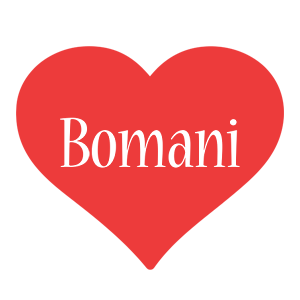 Bomani love logo