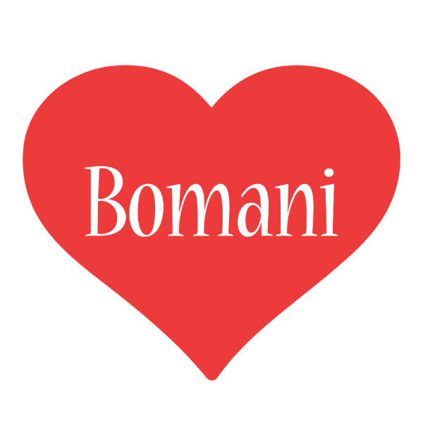 Bomani love logo