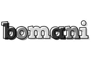 Bomani night logo