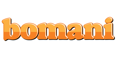 Bomani orange logo