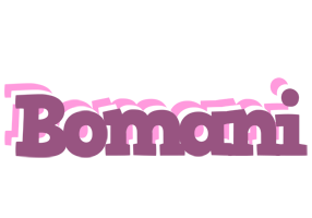 Bomani relaxing logo