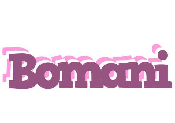 Bomani relaxing logo