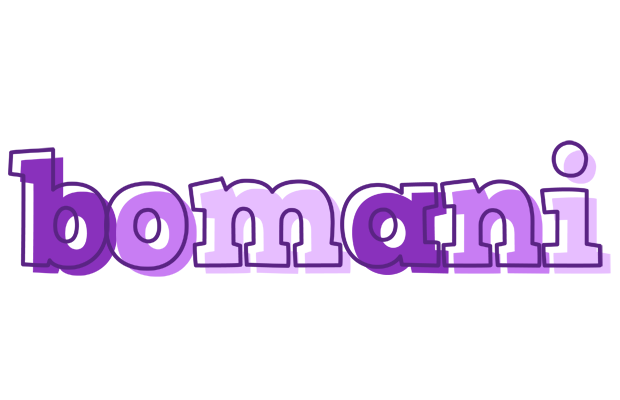 Bomani sensual logo