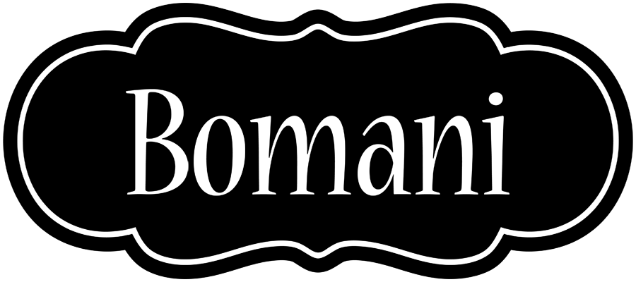 Bomani welcome logo