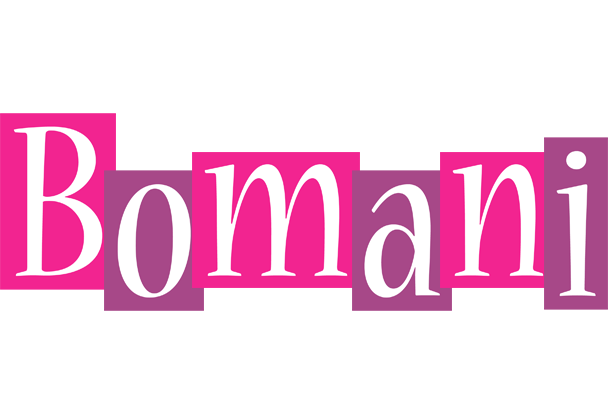 Bomani whine logo