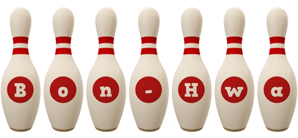 Bon-Hwa bowling-pin logo