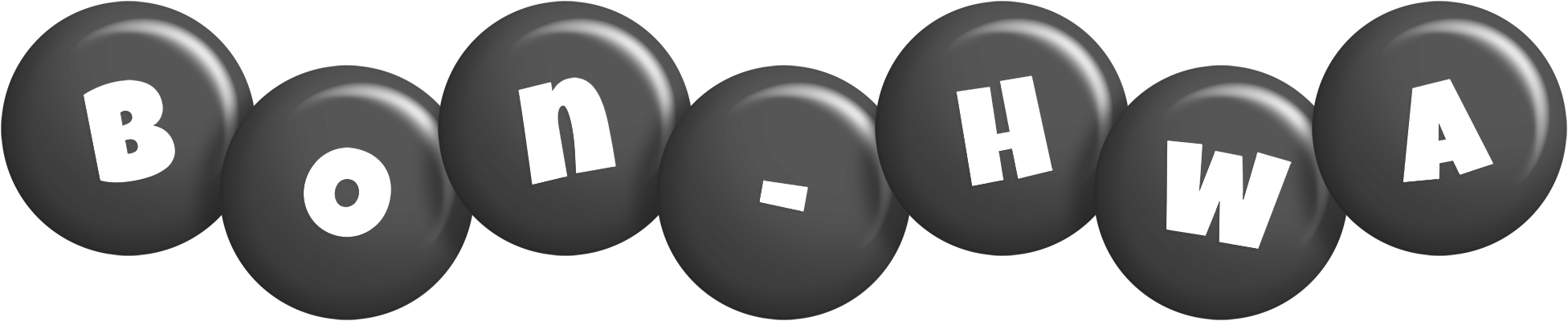 Bon-Hwa candy-black logo