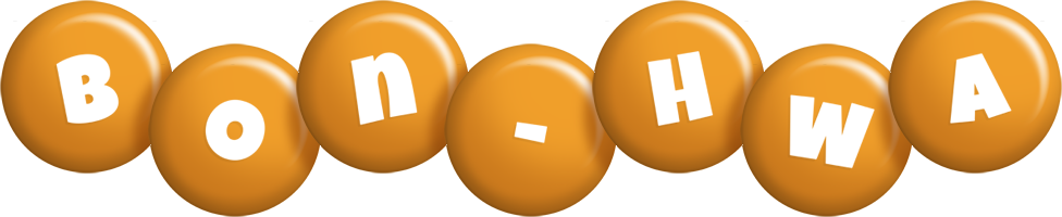 Bon-Hwa candy-orange logo