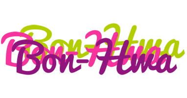 Bon-Hwa flowers logo