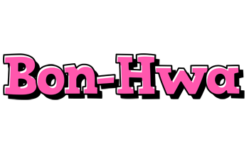 Bon-Hwa girlish logo