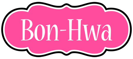 Bon-Hwa invitation logo