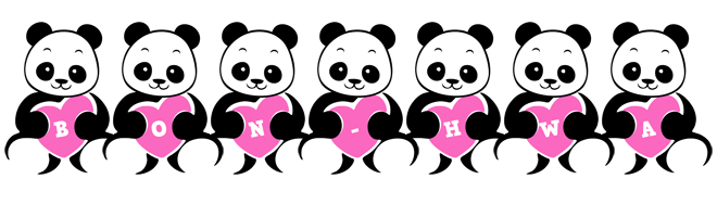 Bon-Hwa love-panda logo