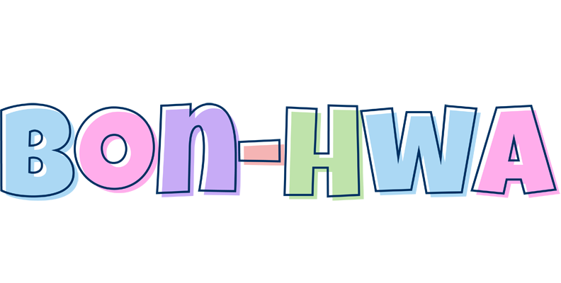 Bon-Hwa pastel logo