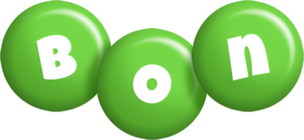 Bon candy-green logo