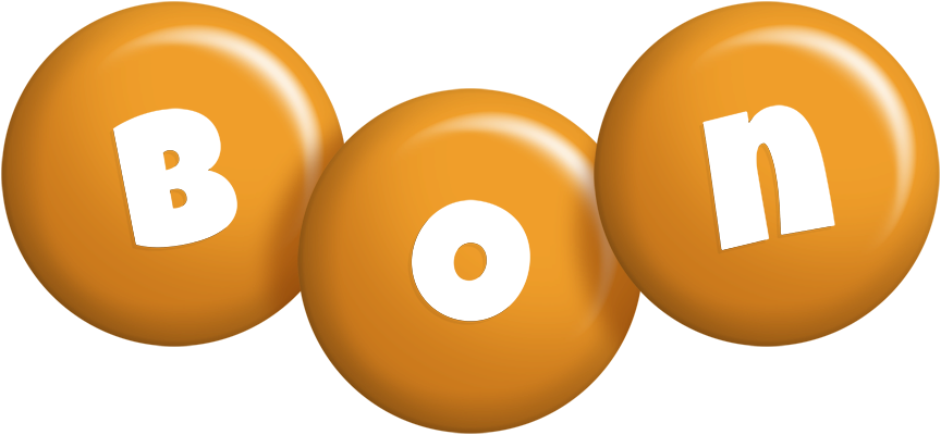 Bon candy-orange logo