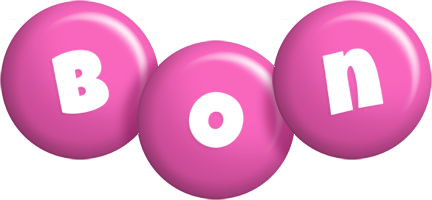 Bon candy-pink logo