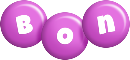 Bon candy-purple logo