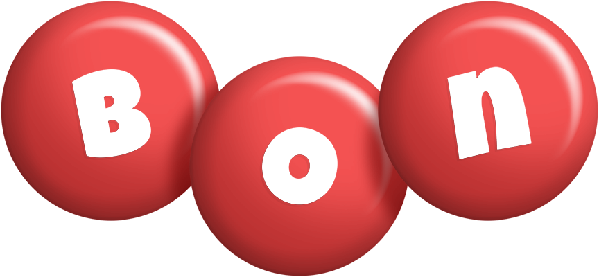 Bon candy-red logo