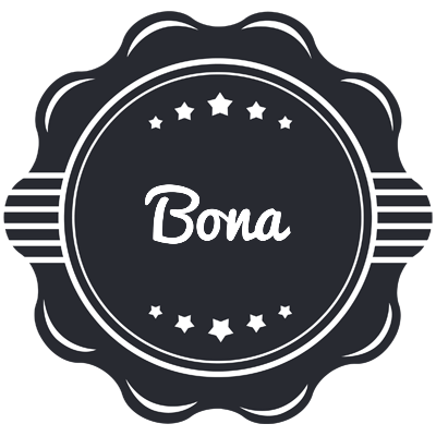 Bona badge logo