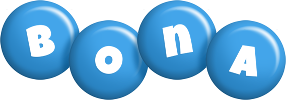 Bona candy-blue logo