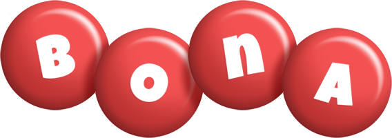 Bona candy-red logo