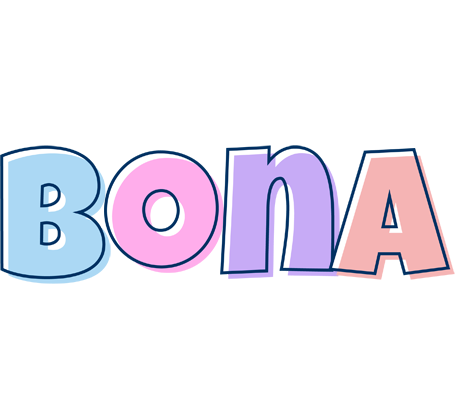 Bona pastel logo