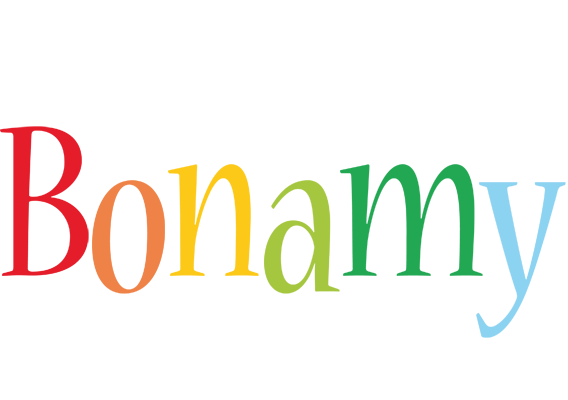 Bonamy birthday logo