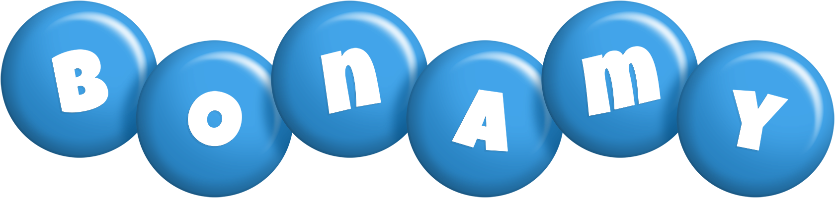 Bonamy candy-blue logo