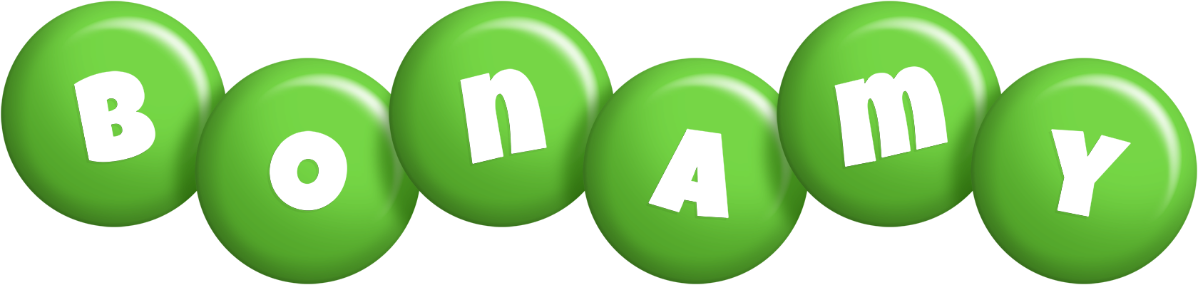 Bonamy candy-green logo
