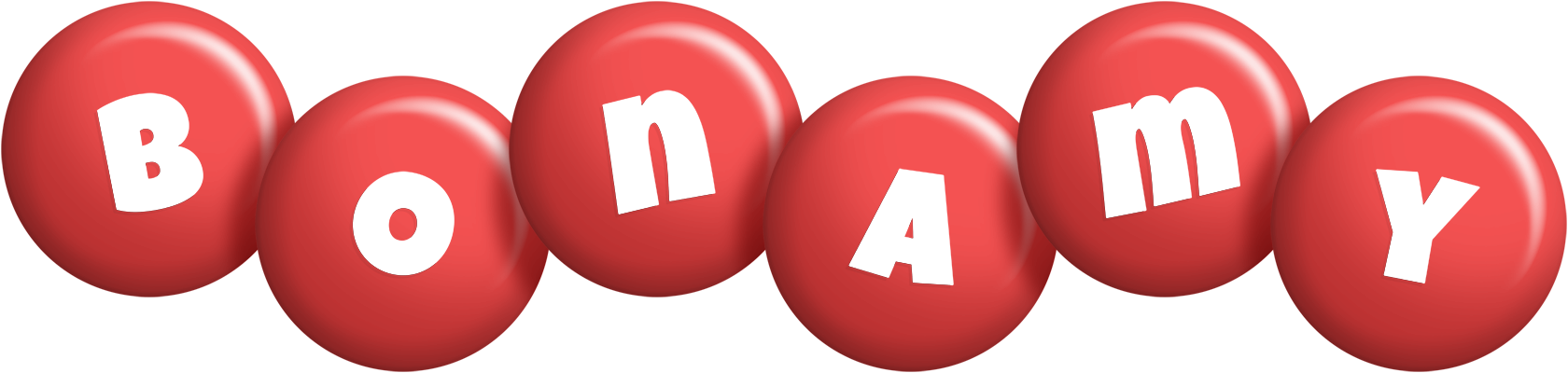 Bonamy candy-red logo