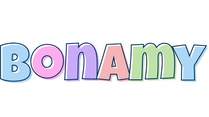 Bonamy pastel logo