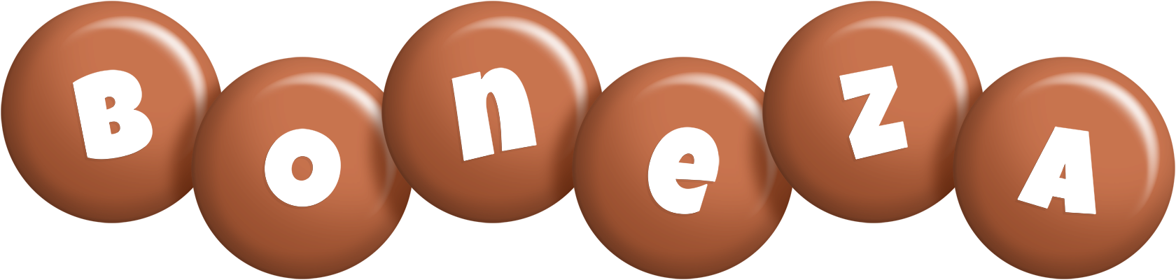 Boneza candy-brown logo