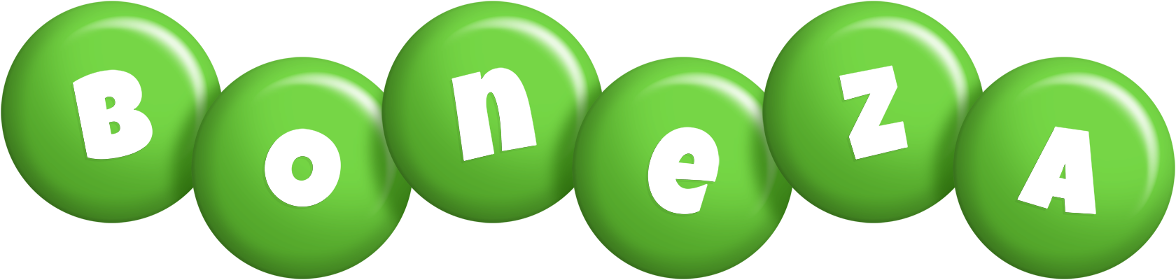 Boneza candy-green logo
