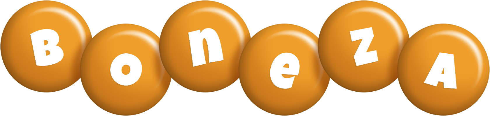 Boneza candy-orange logo
