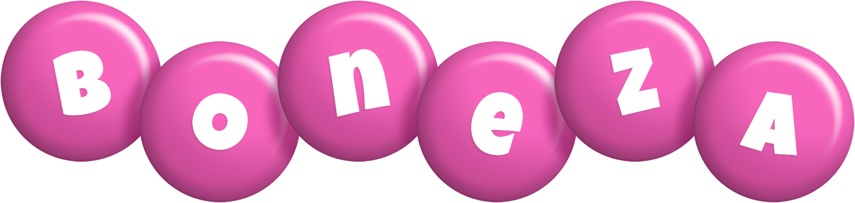 Boneza candy-pink logo