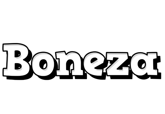 Boneza snowing logo