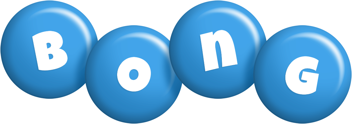Bong candy-blue logo