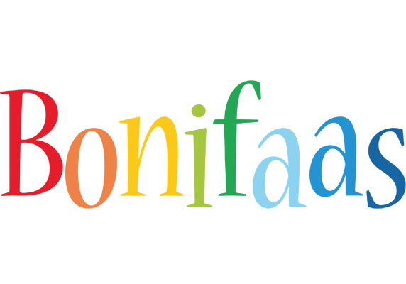 Bonifaas birthday logo