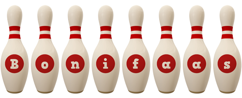 Bonifaas bowling-pin logo
