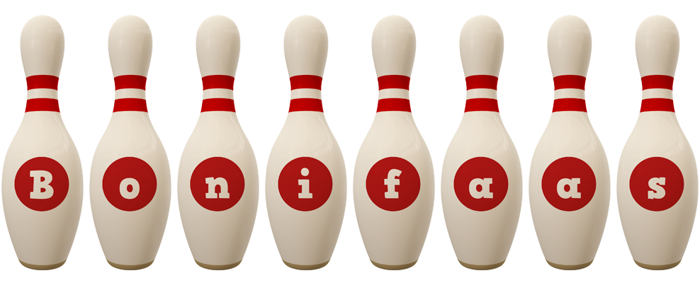Bonifaas bowling-pin logo