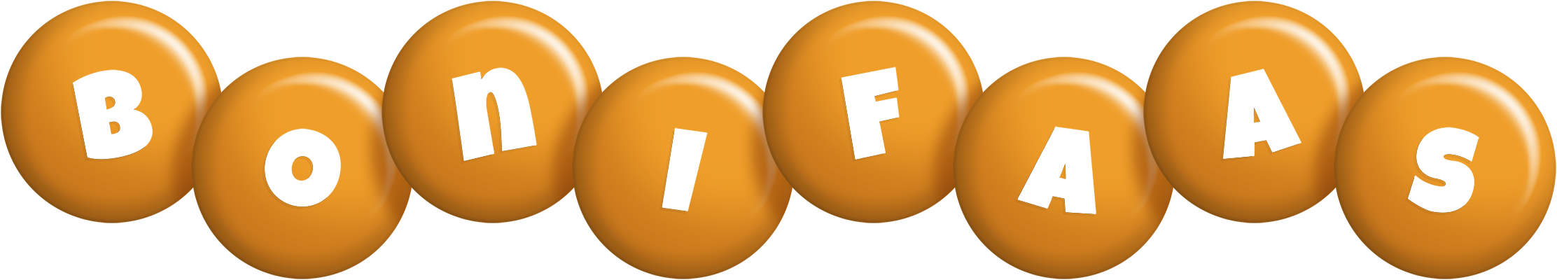 Bonifaas candy-orange logo