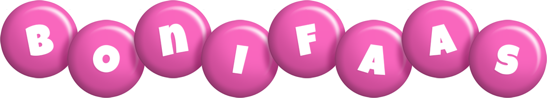 Bonifaas candy-pink logo