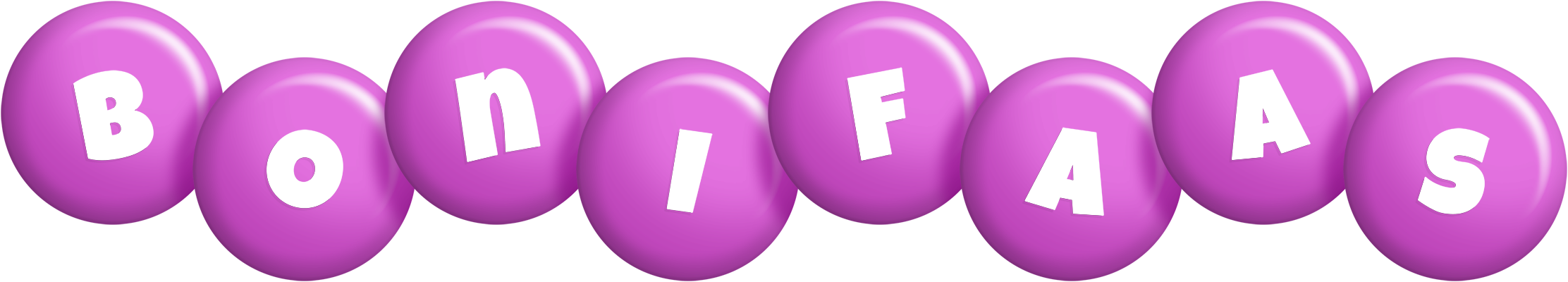 Bonifaas candy-purple logo