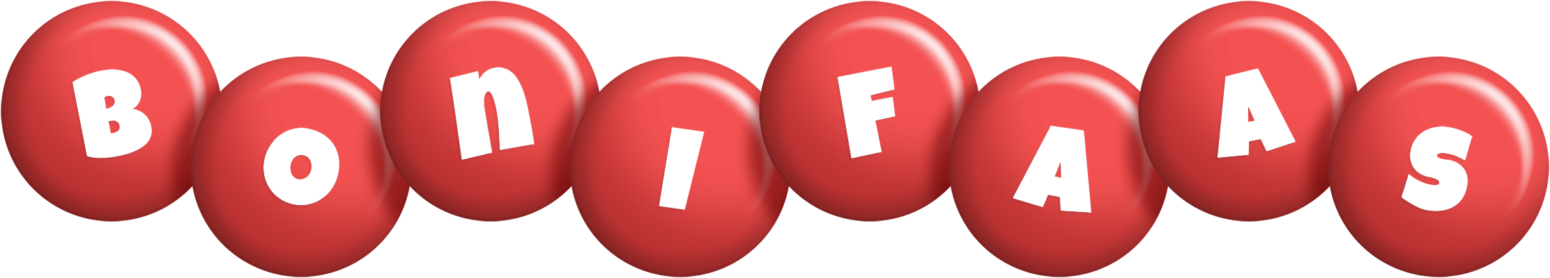 Bonifaas candy-red logo